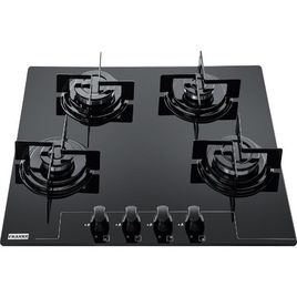 Cooktop a Gás Glass Franke 60G 59x52 c/ 4 Queimadores