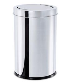 Lixeira com Tampa Basculante 21,2L Inox