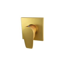 Misturador Monocomando para Chuveiro Led Dourado Fosco