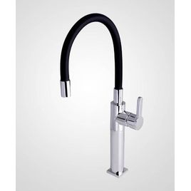 Misturador Monocomando para Cozinha de Mesa Bica Alta Dom Preto