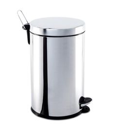 Lixeira Standard com Pedal e Balde 20L Inox