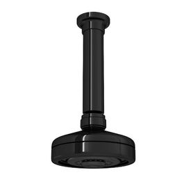 Chuveiro com Tubo de Teto Acqua Plus Black Noir