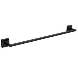 Porta Toalha 50 cm Clean Black Noir