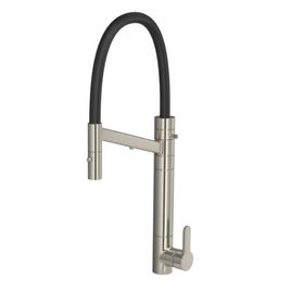 Misturador Monocomando para Cozinha de Mesa com Filtro Twin Colore Inox e Preto
