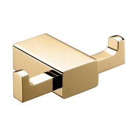 Cabide Duplo Quadro Dourado