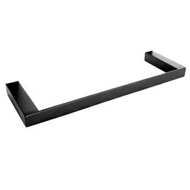 Porta Toalha 30cm Metric Preto Fosco