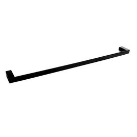 Porta Toalha 60cm Metric Preto Fosco