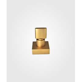 Acabamento para Registro Base Deca 1/2 e 3/4 e 1 Dom Dourado Fosco