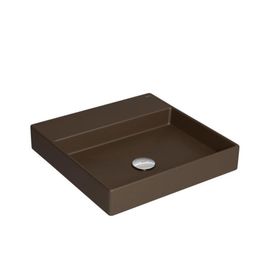 Cuba de Sobrepor com Mesa Marrom Fosco - L.129.22