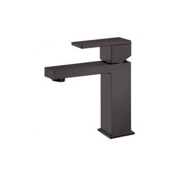 Misturador Monocomando para Lavatório de Mesa Bica Baixa Square Black Matte