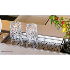 Porta Copos 45cm Inox