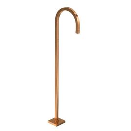 Torneira para Lavatório de Piso Curva Tube Gold Matte