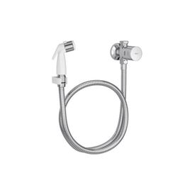 Ducha Higiênica com Registro Gatilho Branco Aspen Cromado