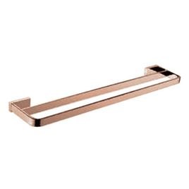 Porta Toalha Duplo Rainbow Rose Gold