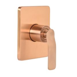 Misturador Monocomando para Chuveiro Alta/Baixa Pressão Base Deca Rainbow Brushed Rose Gold