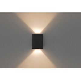 Arandela Effekt 2 Fachos Abertos 8w 3000k Preto