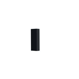 Arandela Wall Mini 1 Facho Aberto 1 Facho Fechado 5w 3000k Preto