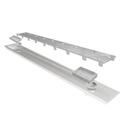 Ralo Linear Multimaster Tampa Oculta 200 cm com 2 saídas