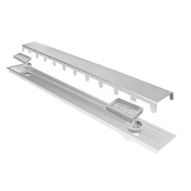 Ralo Linear MultiMaster Tampa Inox 200 cm com 2 saídas