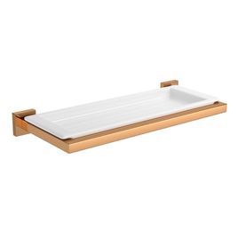 Prateleira em Louça Quadratta Red Gold