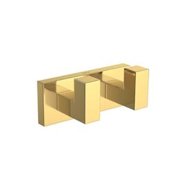 Cabide Duplo Quadratta Gold