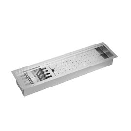 Calha Organizadora de Cozinha 75cm Inox