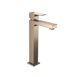 Misturador Monocomando para Lavatório de Mesa Bica Alta com Textura Cristal Unic Corten