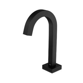 Torneira para Lavatório de Mesa Bica Baixa com Sensor Tube Black Matte