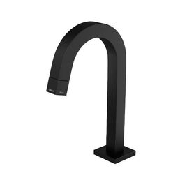 Torneira para Lavatório de Mesa Bica Baixa Tube Black Matte