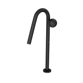 Torneira para Lavatório de Mesa Bica Alta Orbe Black Matte