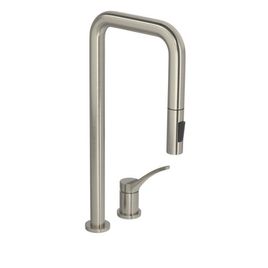 Misturador Monocomando para Cozinha de Mesa Deca You Bica Reta e Acionamento Wave Inox