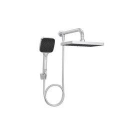Chuveiro de Parede Quadrado com Desviador Flex Cromado - 2086.C.DES