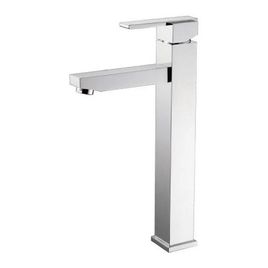 Misturador Monocomando para Lavatório de Mesa Bica Alta Quadro Cromado