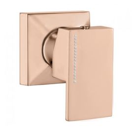 Acabamento para Registro de Pressão e Gaveta Base Deca 1/2 e 3/4 Quadro Fashion Rose Gold