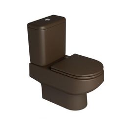 Bacia para Caixa Acoplada Carrara Marrom Fosco-P.606.22