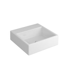 Cuba de Apoio Quadrada com Mesa Branco - L.73.17