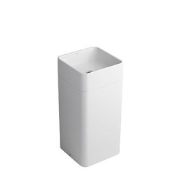 Cuba de Piso Quadrada Branco - LC.26.17