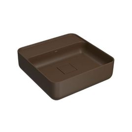 Cuba de Apoio Quadrada com Mesa Marrom Fosco - L.11040.M.22