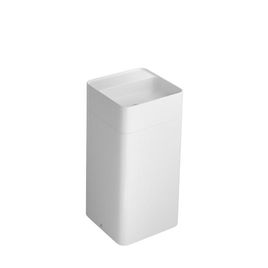 Cuba de Piso Quadrada Branco - LC.28.17