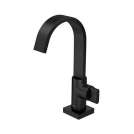Torneira para Lavatório de Mesa Bica Alta Polo Black Matte
