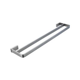 Toalheiro de Parede Duplo Rainbow Brushed Nickel