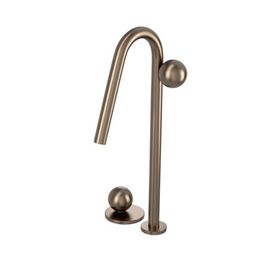 Misturador Monocomando para Lavatório de Mesa bica alta  Orbe Corten