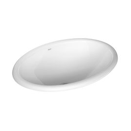 Cuba de Sobrepor Oval Branco - L.65.17