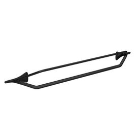 Porta Toalha com Barra Dupla Jader Almeida Black Matte