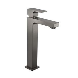 Misturador Monocomando para Lavatório de Mesa Bica Alta Unic Antracite