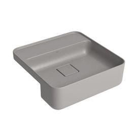 Cuba Semiencaixe com Mesa Quadrada Soft Antracite - L.61040.M.85