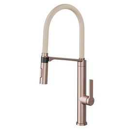 Misturador Monocomando para Cozinha de Mesa Doc Cobre Escovado e Areia