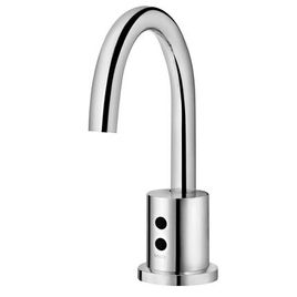 Torneira para Lavatório de Mesa Bica Alta Eletric Simples Clean Cromado