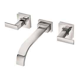 Misturador para Lavatorio de Parede Square Cromado