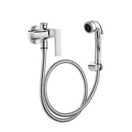 Ducha Higiênica com Registro e Derivação Square Cromado
